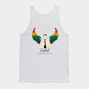 Castiel deserved better with rainbow wings Tank Top